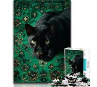 Puzzle Black Panther 1000 pièces pour Adultes, Anti-Stress, défi Difficile, à Offrir en Cadeau à Toute la Famille (50x75cm)