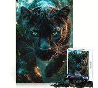 Puzzle Black Panther en Gros Plan pour Adultes, 1000 pièces, pour stimuler l'esprit, se détendre et s'offrir Un Cadeau précieux (38x52cm)