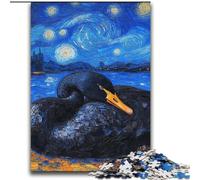 Puzzle Black Swan Night Sky 2000 pièces pour Adultes et Adolescents, à partir de 14 Ans, décoration Murale, Cadeau d'anniversaire de Noël (70x100cm)