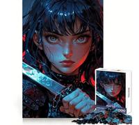 Puzzle Blade of The Crimson pour Adolescents, 1000 pièces, Stimulation mentale, Passe-Temps agréable, Bords Uniformes, Cadeau mémorable (38x52cm)