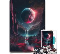 Puzzle Blood Moon Rising 1000pcs (52x38cm) avec Motif | Un format puzzle traditionnel pendant les soirées d’hiver, pour se concentrer.