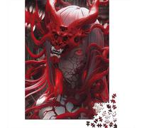 Puzzle Blood Red Shadow pour adultes, 1000 pièces, puzzles pour adultes et adolescents à partir de 12 ans, cadeaux pour la veille de Noël, 1000 pièces (38 x 26 cm)