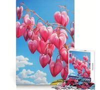 Puzzle Bloom in Bleeding Hearts 1000 pièces Exercice cérébral Loisirs apaisants Découpe de précision Cadeau de Noël (38x52cm)