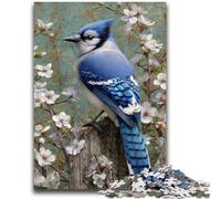 Puzzle Blue Bird 1000 pièces pour Adultes et Adolescents, Jeu de Quiz, décoration Murale, Cadeaux d'anniversaire et de Noël Uniques (50x75cm)