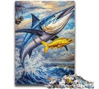 Puzzle Blue Marlin 1000 pièces pour Adultes, idéal pour stimuler Le Cerveau, développer la Patience et stimuler l'imagination (38x26cm)