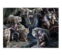 Puzzle - Bluebird - Anne Stokes - Collage de Loups - 1500 pièces - Animaux - Intérieur
