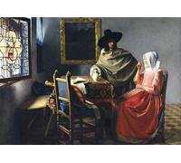Puzzle Bluebird Johannes Vermeer - Le verre de vin, 1661 - Pièces