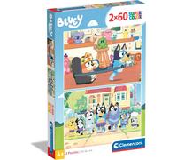 Puzzle Bluey 2 Puzzle With 60 Pièces, Supercolor, Puzzle Pour Enfants, Fabriqué En Italie, 24813