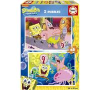 Puzzle - Bob l'éponge - 2 modèles de 48 pièces - Enfant dès 5 ans