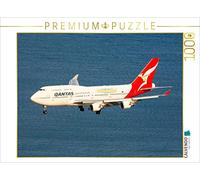Puzzle · Boeing 747-400 de Qantas - YSSY/SYD | 1000 pièces · Format assemblé 64 × 48 cm · CALVENDO Puzzle