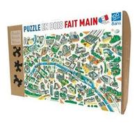 Puzzle bois 100 pièces THIBAUT RASSAT PARIS LABYRINTHES PMW Multicolore Multicolore G