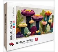 Puzzle Bois 1000 Pièces Planter, Couleur Puzzle Adultes avec Boîte 75x50cm, Activité Familiale, Jeu éducatif Défi énigme de Qualité Supérieure, pour Adultes Adolescent, Idee Cadeau Femme, 6-8019