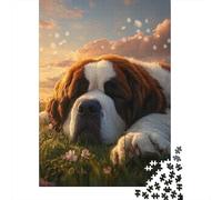 Puzzle Bois 1000 Pièces pour Adultes Et Adolescents - Chiens du Tibet Mastiff | ÉduChatif, Familial, Divertissement Durable