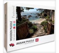 Puzzle Bois 2000 Pièces Bord De La Mer, Voir Puzzle Adultes avec Boîte 99x70cm, Activité Familiale, Jeu éducatif Défi énigme de Qualité Supérieure, pour Adultes Adolescent, Idee Cadeau Femme, 6-5893