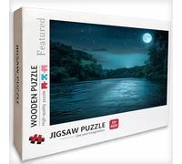 Puzzle Bois 2000 Pièces Ciel éToilé, Vue Nocturne Puzzle Adultes avec Boîte 99x70cm, Activité Familiale, Jeu éducatif Défi énigme de Qualité Supérieure, pour Adultes Adolescent, Idee Cadeau, 7-3707