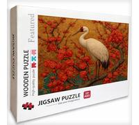 Puzzle Bois 2000 Pièces Oiseau, Fleur Puzzle Adultes avec Boîte 99x70cm, Activité Familiale, Jeu éducatif Défi énigme de Qualité Supérieure, pour Adultes Adolescent, Idee Cadeau Femme, 0-5395