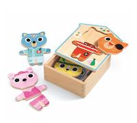 Puzzle bois +2y dressup-mix djeco