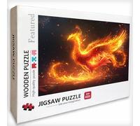 Puzzle Bois 3000 Pièces Flamme, Oiseau Puzzle Adultes avec Boîte 122x81cm, Activité Familiale, Jeu éducatif Défi énigme de Qualité Supérieure, pour Adultes Adolescent, Idee Cadeau Femme, K-3227