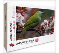 Puzzle Bois 3000 Pièces Fleur, Oiseau Puzzle Adultes avec Boîte 122x81cm, Activité Familiale, Jeu éducatif Défi énigme de Qualité Supérieure, pour Adultes Adolescent, Idee Cadeau Femme, L-1631
