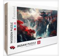 Puzzle Bois 4000 Pièces Architecture, Paysage Puzzle Adultes Avec Boîte 141x87cm, Activité Familiale, Jeu éducatif Défi énigme de Qualité Supérieure, pour Adultes Adolescent, Idee Cadeau Femme, 9-6837