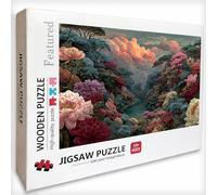Puzzle Bois 4000 Pièces Fleur, Planter Puzzle Adultes avec Boîte 141x87cm, Activité Familiale, Jeu éducatif Défi énigme de Qualité Supérieure, pour Adultes Adolescent, Idee Cadeau Femme, Q-2830