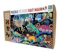 Puzzle bois 50 pièces ALAIN THOMAS NUIT DANS LA JUNGLE PMW Multicolore Multicolore