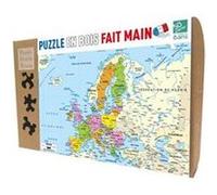 Puzzle bois 50 pièces GEOGRAPHIE CARTE D EUROPE PMW Multicolore Multicolore G