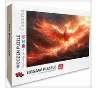 Puzzle Bois 5000 Pièces Oiseau, Flamme Puzzle Adultes avec Boîte 156x105cm, Activité Familiale, Jeu éducatif Défi énigme de Qualité Supérieure, pour Adultes Adolescent, Idee Cadeau Femme, 2-2230