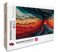 Puzzle Bois Abstrait, Montagne Puzzle 3000 Pièces Adultes avec Boîte 122x81cm, Activités de Loisirs en Famille, Jeu éducatif Défi énigme de Qualité Supérieure, pour Adultes Adolescent, Cadeau, 1-5778