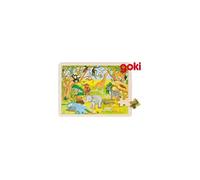 Goki Puzzle en bois à encastrement 2041640 Afrique 48 pièces