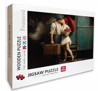 Puzzle Bois Amour, Baiser Puzzle 3000 Pièces Adultes Avec Boîte 122x81cm, Activités de Loisirs en Famille, Jeu éducatif Défi énigme de Qualité Supérieure, pour Adultes Adolescent, Cadeau Homme, 1-4745
