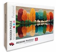 Puzzle Bois Arbre, Couleur Puzzle 5000 pièces Adultes avec Boîte 156x105cm, Activités de Loisirs en Famille, Jeu éducatif Défi énigme de Qualité Supérieure, pour Adolescent, Cadeaux d'été, D-8211