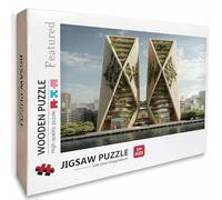Puzzle Bois Architecture, Ville Puzzle 2000 Pièces Adultes avec Boîte 99x70cm, Activités de Loisirs en Famille, Jeu éducatif Défi énigme de Qualité Supérieure, pour Adultes Adolescent, Cadeau, J-6013