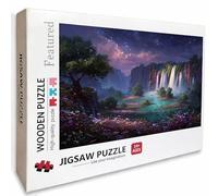 Puzzle Bois Ciel éToilé, Vue Nocturne Puzzle 6000 Pièces Adultes avec Boîte 179x105cm, Activités de Loisirs en Famille, Jeu éducatif Défi énigme de Qualité Supérieure, pour Adultes Adolescent, H-5583