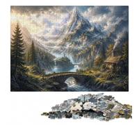 Puzzle Bois Complexe, Adultes, Tome of Endless Realms, 1000 pièces | Cadeau de fête pour fan de puzzle : activité autour de la table seul ou à plusieurs.