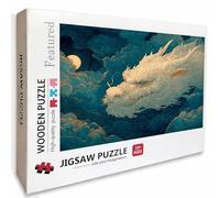 Puzzle Bois Dragon, Nuage Puzzle 2000 Pièces Adultes avec Boîte 99x70cm, Activités de Loisirs en Famille, Jeu éducatif Défi énigme de Qualité Supérieure, pour Adultes Adolescent, Cadeau Homme, E-4119