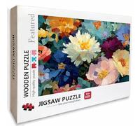 Puzzle Bois Fleur, Graffiti Puzzle 2000 Pièces Adultes Avec Boîte 99x70cm, Activités de Loisirs en Famille, Jeu éducatif Défi énigme de Qualité Supérieure, pour Adultes Adolescent, Cadeau Homme 6-7191