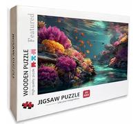 Puzzle Bois OcéAn, Planter Puzzle 1000 Pièces Adultes Avec Boîte 75x50cm, Activités de Loisirs en Famille, Jeu éducatif Défi énigme de Qualité Supérieure, pour Adultes Adolescent, Cadeau Homme, Z-6785
