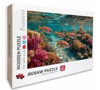Puzzle Bois OcéAn, Poisson Puzzle 5000 Pièces Adultes avec Boîte 156x105cm, Activités de Loisirs en Famille, Jeu éducatif Défi énigme de Qualité Supérieure, pour Adultes Adolescent, Cadeau, U-7641