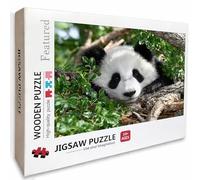 Puzzle Bois Panda, Mignon Puzzle 5000 pièces Adultes avec Boîte 156x105cm, Activités de Loisirs en Famille, Jeu éducatif Défi énigme de Qualité Supérieure, pour Adolescent, Cadeaux d'été, 6-3366