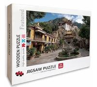 Puzzle Bois Paysage, Architecture Puzzle 1000 Pièces Adultes Avec Boîte 75x50cm, Activités de Loisirs en Famille, Jeu éducatif Défi énigme de Qualité Supérieure, pour Adultes Adolescent, Cadeau H-8868