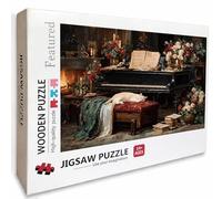 Puzzle Bois Piano, Chat Puzzle 2000 Pièces Adultes avec Boîte 99x70cm, Activités de Loisirs en Famille, Jeu éducatif Défi énigme de Qualité Supérieure, pour Adultes Adolescent, Cadeau Homme, X-7997