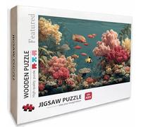 Puzzle Bois Poisson, OcéAn Puzzle 5000 Pièces Adultes avec Boîte 156x105cm, Activités de Loisirs en Famille, Jeu éducatif Défi énigme de Qualité Supérieure, pour Adultes Adolescent, Cadeau, 5-3130