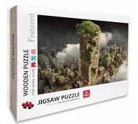 Puzzle Bois Ville, Architecture Puzzle 5000 Pièces Adultes Avec Boîte 156x105cm, Activités de Loisirs en Famille, Jeu éducatif Défi énigme de Qualité Supérieure, pour Adultes Adolescent, Cadeau 9-5138