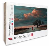 Puzzle Bois Voir, Arbre Puzzle 4000 pièces Adultes avec Boîte 141x87cm, Activités de Loisirs en Famille, Jeu éducatif Défi énigme de Qualité Supérieure, pour Adultes Adolescent, Cadeaux d'été, N-7437