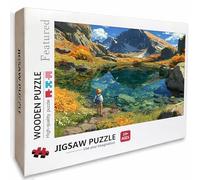 Puzzle Bois Voir, Montagne Puzzle 5000 pièces Adultes avec Boîte 156x105cm, Activités de Loisirs en Famille, Jeu éducatif Défi énigme de Qualité Supérieure, pour Adolescent, Cadeaux d'été, A-4052