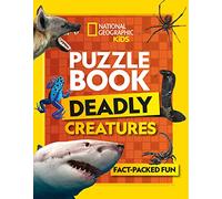 National Geographic Kids – Puzzle Book Deadly Creatures – Quiz, sudokus, mots croisés & mots mêlés