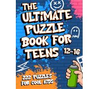 Puzzle Book for Teens 12-16: Offline Activities with Mazes, Brainteasers, Crosswords, Wordsearches, Trivia, Sudoku & More for Clever Kids