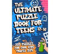 Puzzle Book for Teens 12-16: Offline Activities with Mazes, Brainteasers, Crosswords, Wordsearches, Trivia, Sudoku & More for Clever Kids Travel Size