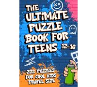 Puzzle Book for Teens 12-16: Offline Activities with Mazes, Brainteasers, Crosswords, Wordsearches, Trivia, Sudoku & More for Clever Kids Travel Size